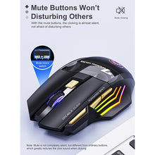 Load image into Gallery viewer, iMICE GW-X7 2.4G + Bluetooth Dual Mode 7-button Silent Rechargeable Wireless Gaming Mouse with Colorful RGB Lights, GW-X7 2.4G + Bluetooth