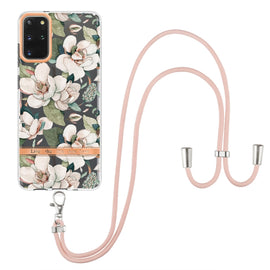 Flowers Series TPU Phone Case with Lanyard, For Samsung Galaxy S20+ 5G, For Samsung Galaxy S20 Ultra 5G, For Samsung Galaxy S20 FE 5G / 4G, For Samsung Galaxy A02s 166mm, For Samsung Galaxy A03s 166mm, For Samsung Galaxy A12, For Samsung Galaxy A13 5G ...