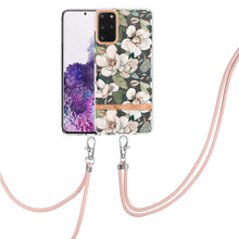 Load image into Gallery viewer, Flowers Series TPU Phone Case with Lanyard, For Samsung Galaxy S20+ 5G, For Samsung Galaxy S20 Ultra 5G, For Samsung Galaxy S20 FE 5G / 4G, For Samsung Galaxy A02s 166mm, For Samsung Galaxy A03s 166mm, For Samsung Galaxy A12, For Samsung Galaxy A13 5G ...