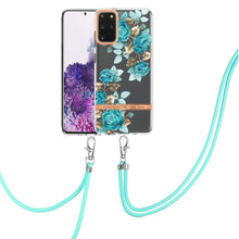 Load image into Gallery viewer, Flowers Series TPU Phone Case with Lanyard, For Samsung Galaxy S20+ 5G, For Samsung Galaxy S20 Ultra 5G, For Samsung Galaxy S20 FE 5G / 4G, For Samsung Galaxy A02s 166mm, For Samsung Galaxy A03s 166mm, For Samsung Galaxy A12, For Samsung Galaxy A13 5G ...