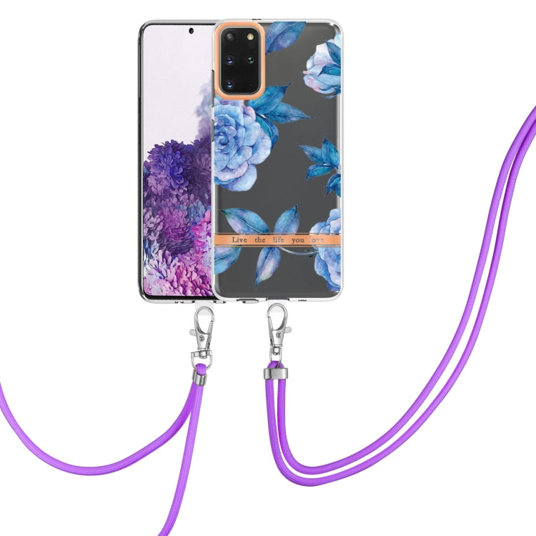 Flowers Series TPU Phone Case with Lanyard, For Samsung Galaxy S20+ 5G, For Samsung Galaxy S20 Ultra 5G, For Samsung Galaxy S20 FE 5G / 4G, For Samsung Galaxy A02s 166mm, For Samsung Galaxy A03s 166mm, For Samsung Galaxy A12, For Samsung Galaxy A13 5G ...