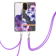 Load image into Gallery viewer, Flowers Series TPU Phone Case with Lanyard, For Samsung Galaxy S20+ 5G, For Samsung Galaxy S20 Ultra 5G, For Samsung Galaxy S20 FE 5G / 4G, For Samsung Galaxy A02s 166mm, For Samsung Galaxy A03s 166mm, For Samsung Galaxy A12, For Samsung Galaxy A13 5G ...