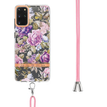 Load image into Gallery viewer, Flowers Series TPU Phone Case with Lanyard, For Samsung Galaxy S20+ 5G, For Samsung Galaxy S20 Ultra 5G, For Samsung Galaxy S20 FE 5G / 4G, For Samsung Galaxy A02s 166mm, For Samsung Galaxy A03s 166mm, For Samsung Galaxy A12, For Samsung Galaxy A13 5G ...