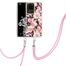 Load image into Gallery viewer, Flowers Series TPU Phone Case with Lanyard, For Samsung Galaxy S20+ 5G, For Samsung Galaxy S20 Ultra 5G, For Samsung Galaxy S20 FE 5G / 4G, For Samsung Galaxy A02s 166mm, For Samsung Galaxy A03s 166mm, For Samsung Galaxy A12, For Samsung Galaxy A13 5G ...