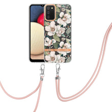 Load image into Gallery viewer, Flowers Series TPU Phone Case with Lanyard, For Samsung Galaxy S20+ 5G, For Samsung Galaxy S20 Ultra 5G, For Samsung Galaxy S20 FE 5G / 4G, For Samsung Galaxy A02s 166mm, For Samsung Galaxy A03s 166mm, For Samsung Galaxy A12, For Samsung Galaxy A13 5G ...