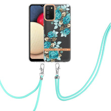 Load image into Gallery viewer, Flowers Series TPU Phone Case with Lanyard, For Samsung Galaxy S20+ 5G, For Samsung Galaxy S20 Ultra 5G, For Samsung Galaxy S20 FE 5G / 4G, For Samsung Galaxy A02s 166mm, For Samsung Galaxy A03s 166mm, For Samsung Galaxy A12, For Samsung Galaxy A13 5G ...