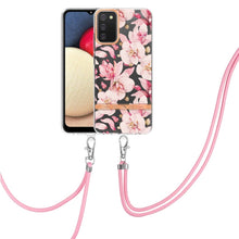 Load image into Gallery viewer, Flowers Series TPU Phone Case with Lanyard, For Samsung Galaxy S20+ 5G, For Samsung Galaxy S20 Ultra 5G, For Samsung Galaxy S20 FE 5G / 4G, For Samsung Galaxy A02s 166mm, For Samsung Galaxy A03s 166mm, For Samsung Galaxy A12, For Samsung Galaxy A13 5G ...