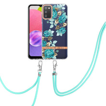 Load image into Gallery viewer, Flowers Series TPU Phone Case with Lanyard, For Samsung Galaxy S20+ 5G, For Samsung Galaxy S20 Ultra 5G, For Samsung Galaxy S20 FE 5G / 4G, For Samsung Galaxy A02s 166mm, For Samsung Galaxy A03s 166mm, For Samsung Galaxy A12, For Samsung Galaxy A13 5G ...