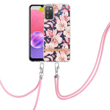 Load image into Gallery viewer, Flowers Series TPU Phone Case with Lanyard, For Samsung Galaxy S20+ 5G, For Samsung Galaxy S20 Ultra 5G, For Samsung Galaxy S20 FE 5G / 4G, For Samsung Galaxy A02s 166mm, For Samsung Galaxy A03s 166mm, For Samsung Galaxy A12, For Samsung Galaxy A13 5G ...