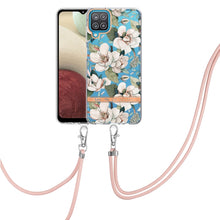 Load image into Gallery viewer, Flowers Series TPU Phone Case with Lanyard, For Samsung Galaxy S20+ 5G, For Samsung Galaxy S20 Ultra 5G, For Samsung Galaxy S20 FE 5G / 4G, For Samsung Galaxy A02s 166mm, For Samsung Galaxy A03s 166mm, For Samsung Galaxy A12, For Samsung Galaxy A13 5G ...