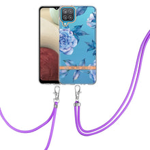 Load image into Gallery viewer, Flowers Series TPU Phone Case with Lanyard, For Samsung Galaxy S20+ 5G, For Samsung Galaxy S20 Ultra 5G, For Samsung Galaxy S20 FE 5G / 4G, For Samsung Galaxy A02s 166mm, For Samsung Galaxy A03s 166mm, For Samsung Galaxy A12, For Samsung Galaxy A13 5G ...