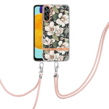 Load image into Gallery viewer, Flowers Series TPU Phone Case with Lanyard, For Samsung Galaxy S20+ 5G, For Samsung Galaxy S20 Ultra 5G, For Samsung Galaxy S20 FE 5G / 4G, For Samsung Galaxy A02s 166mm, For Samsung Galaxy A03s 166mm, For Samsung Galaxy A12, For Samsung Galaxy A13 5G ...