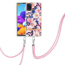 Load image into Gallery viewer, Flowers Series TPU Phone Case with Lanyard, For Samsung Galaxy S20+ 5G, For Samsung Galaxy S20 Ultra 5G, For Samsung Galaxy S20 FE 5G / 4G, For Samsung Galaxy A02s 166mm, For Samsung Galaxy A03s 166mm, For Samsung Galaxy A12, For Samsung Galaxy A13 5G ...