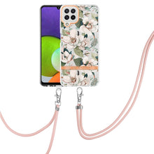 Load image into Gallery viewer, Flowers Series TPU Phone Case with Lanyard, For Samsung Galaxy A22 4G, For Samsung Galaxy A22 5G, For Samsung Galaxy A32 4G, For Samsung Galaxy A32 5G, For Samsung Galaxy A33 5G, For Samsung Galaxy A52 5G / 4G, For Samsung Galaxy A53 5G                ...