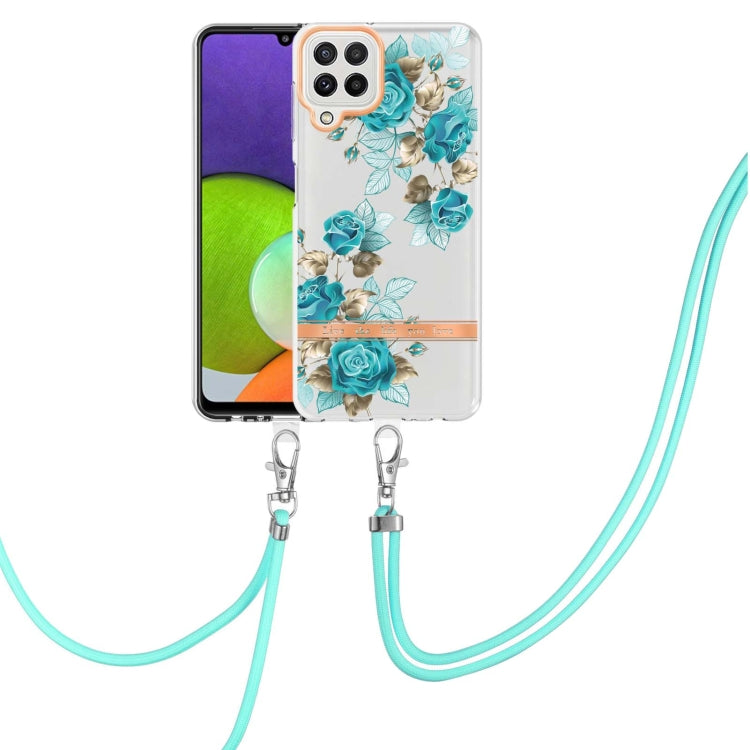 Flowers Series TPU Phone Case with Lanyard, For Samsung Galaxy A22 4G, For Samsung Galaxy A22 5G, For Samsung Galaxy A32 4G, For Samsung Galaxy A32 5G, For Samsung Galaxy A33 5G, For Samsung Galaxy A52 5G / 4G, For Samsung Galaxy A53 5G                ...