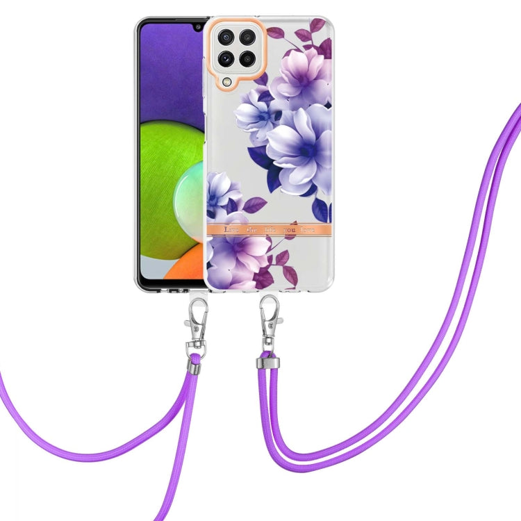Flowers Series TPU Phone Case with Lanyard, For Samsung Galaxy A22 4G, For Samsung Galaxy A22 5G, For Samsung Galaxy A32 4G, For Samsung Galaxy A32 5G, For Samsung Galaxy A33 5G, For Samsung Galaxy A52 5G / 4G, For Samsung Galaxy A53 5G                ...