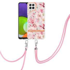 Flowers Series TPU Phone Case with Lanyard, For Samsung Galaxy A22 4G, For Samsung Galaxy A22 5G, For Samsung Galaxy A32 4G, For Samsung Galaxy A32 5G, For Samsung Galaxy A33 5G, For Samsung Galaxy A52 5G / 4G, For Samsung Galaxy A53 5G                ...