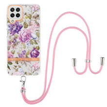 Load image into Gallery viewer, Flowers Series TPU Phone Case with Lanyard, For Samsung Galaxy A22 4G, For Samsung Galaxy A22 5G, For Samsung Galaxy A32 4G, For Samsung Galaxy A32 5G, For Samsung Galaxy A33 5G, For Samsung Galaxy A52 5G / 4G, For Samsung Galaxy A53 5G                ...