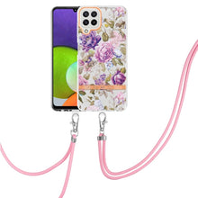 Load image into Gallery viewer, Flowers Series TPU Phone Case with Lanyard, For Samsung Galaxy A22 4G, For Samsung Galaxy A22 5G, For Samsung Galaxy A32 4G, For Samsung Galaxy A32 5G, For Samsung Galaxy A33 5G, For Samsung Galaxy A52 5G / 4G, For Samsung Galaxy A53 5G                ...