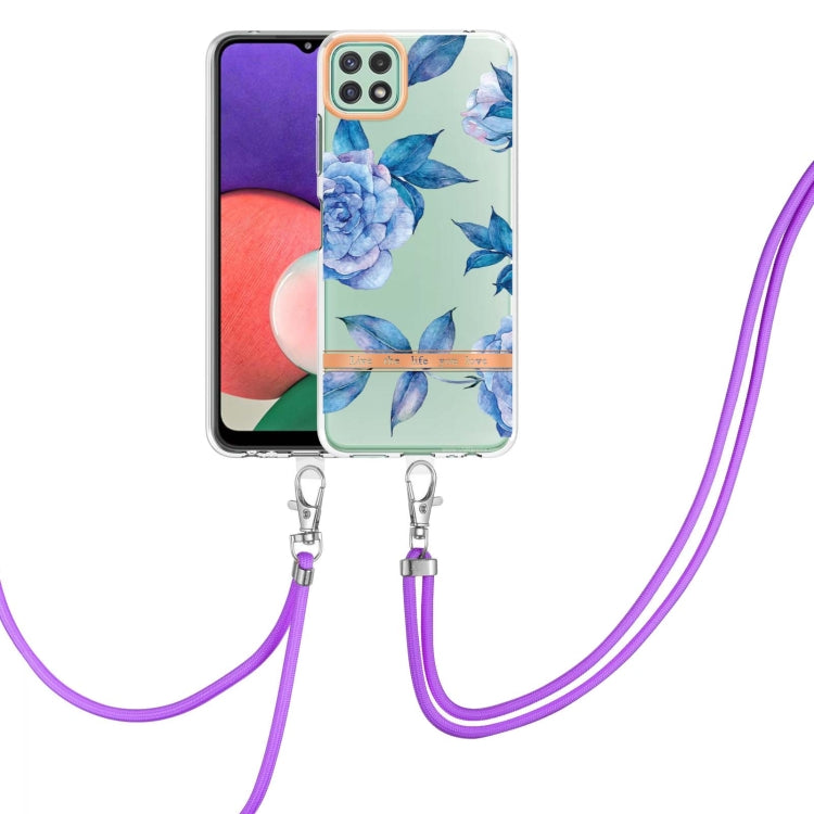 Flowers Series TPU Phone Case with Lanyard, For Samsung Galaxy A22 4G, For Samsung Galaxy A22 5G, For Samsung Galaxy A32 4G, For Samsung Galaxy A32 5G, For Samsung Galaxy A33 5G, For Samsung Galaxy A52 5G / 4G, For Samsung Galaxy A53 5G                ...