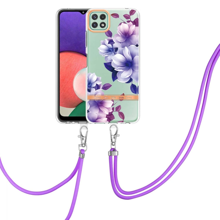 Flowers Series TPU Phone Case with Lanyard, For Samsung Galaxy A22 4G, For Samsung Galaxy A22 5G, For Samsung Galaxy A32 4G, For Samsung Galaxy A32 5G, For Samsung Galaxy A33 5G, For Samsung Galaxy A52 5G / 4G, For Samsung Galaxy A53 5G                ...