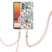 Load image into Gallery viewer, Flowers Series TPU Phone Case with Lanyard, For Samsung Galaxy A22 4G, For Samsung Galaxy A22 5G, For Samsung Galaxy A32 4G, For Samsung Galaxy A32 5G, For Samsung Galaxy A33 5G, For Samsung Galaxy A52 5G / 4G, For Samsung Galaxy A53 5G                ...