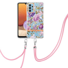 Load image into Gallery viewer, Flowers Series TPU Phone Case with Lanyard, For Samsung Galaxy A22 4G, For Samsung Galaxy A22 5G, For Samsung Galaxy A32 4G, For Samsung Galaxy A32 5G, For Samsung Galaxy A33 5G, For Samsung Galaxy A52 5G / 4G, For Samsung Galaxy A53 5G                ...