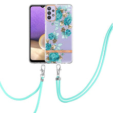 Load image into Gallery viewer, Flowers Series TPU Phone Case with Lanyard, For Samsung Galaxy A22 4G, For Samsung Galaxy A22 5G, For Samsung Galaxy A32 4G, For Samsung Galaxy A32 5G, For Samsung Galaxy A33 5G, For Samsung Galaxy A52 5G / 4G, For Samsung Galaxy A53 5G                ...