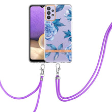 Load image into Gallery viewer, Flowers Series TPU Phone Case with Lanyard, For Samsung Galaxy A22 4G, For Samsung Galaxy A22 5G, For Samsung Galaxy A32 4G, For Samsung Galaxy A32 5G, For Samsung Galaxy A33 5G, For Samsung Galaxy A52 5G / 4G, For Samsung Galaxy A53 5G                ...