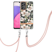 Load image into Gallery viewer, Flowers Series TPU Phone Case with Lanyard, For Samsung Galaxy A22 4G, For Samsung Galaxy A22 5G, For Samsung Galaxy A32 4G, For Samsung Galaxy A32 5G, For Samsung Galaxy A33 5G, For Samsung Galaxy A52 5G / 4G, For Samsung Galaxy A53 5G                ...