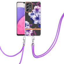 Load image into Gallery viewer, Flowers Series TPU Phone Case with Lanyard, For Samsung Galaxy A22 4G, For Samsung Galaxy A22 5G, For Samsung Galaxy A32 4G, For Samsung Galaxy A32 5G, For Samsung Galaxy A33 5G, For Samsung Galaxy A52 5G / 4G, For Samsung Galaxy A53 5G                ...