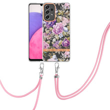 Load image into Gallery viewer, Flowers Series TPU Phone Case with Lanyard, For Samsung Galaxy A22 4G, For Samsung Galaxy A22 5G, For Samsung Galaxy A32 4G, For Samsung Galaxy A32 5G, For Samsung Galaxy A33 5G, For Samsung Galaxy A52 5G / 4G, For Samsung Galaxy A53 5G                ...