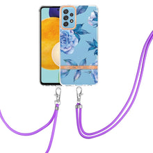 Load image into Gallery viewer, Flowers Series TPU Phone Case with Lanyard, For Samsung Galaxy A22 4G, For Samsung Galaxy A22 5G, For Samsung Galaxy A32 4G, For Samsung Galaxy A32 5G, For Samsung Galaxy A33 5G, For Samsung Galaxy A52 5G / 4G, For Samsung Galaxy A53 5G                ...