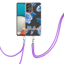 Load image into Gallery viewer, Flowers Series TPU Phone Case with Lanyard, For Samsung Galaxy A22 4G, For Samsung Galaxy A22 5G, For Samsung Galaxy A32 4G, For Samsung Galaxy A32 5G, For Samsung Galaxy A33 5G, For Samsung Galaxy A52 5G / 4G, For Samsung Galaxy A53 5G                ...