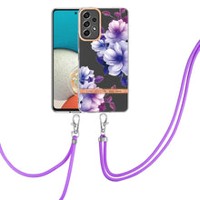 Load image into Gallery viewer, Flowers Series TPU Phone Case with Lanyard, For Samsung Galaxy A22 4G, For Samsung Galaxy A22 5G, For Samsung Galaxy A32 4G, For Samsung Galaxy A32 5G, For Samsung Galaxy A33 5G, For Samsung Galaxy A52 5G / 4G, For Samsung Galaxy A53 5G                ...
