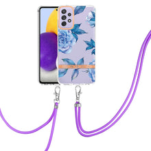 Load image into Gallery viewer, Flowers Series TPU Phone Case with Lanyard, For Samsung Galaxy A22 4G, For Samsung Galaxy A22 5G, For Samsung Galaxy A32 4G, For Samsung Galaxy A32 5G, For Samsung Galaxy A33 5G, For Samsung Galaxy A52 5G / 4G, For Samsung Galaxy A53 5G                ...