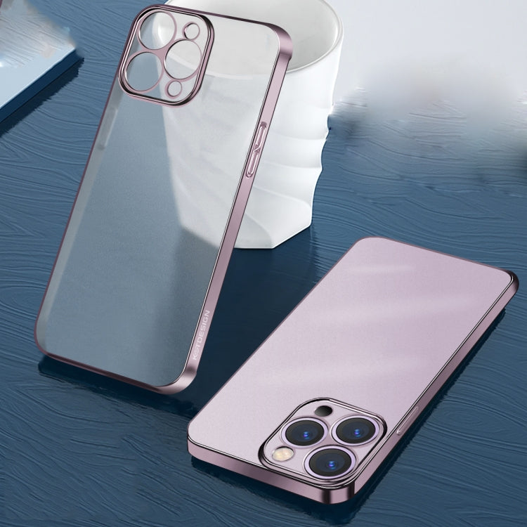 KSTDESIGN Wing Plating Series Semi-transparent Frosted Phone Case, For iPhone 12, For iPhone 12 Pro, For iPhone 12 Pro Max, For iPhone 13 Pro, For iPhone 13 Pro Max, For iPhone 13
