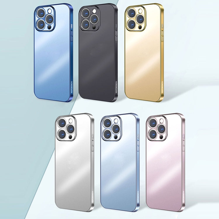 KSTDESIGN Wing Plating Series Semi-transparent Frosted Phone Case, For iPhone 12, For iPhone 12 Pro, For iPhone 12 Pro Max, For iPhone 13 Pro, For iPhone 13 Pro Max, For iPhone 13