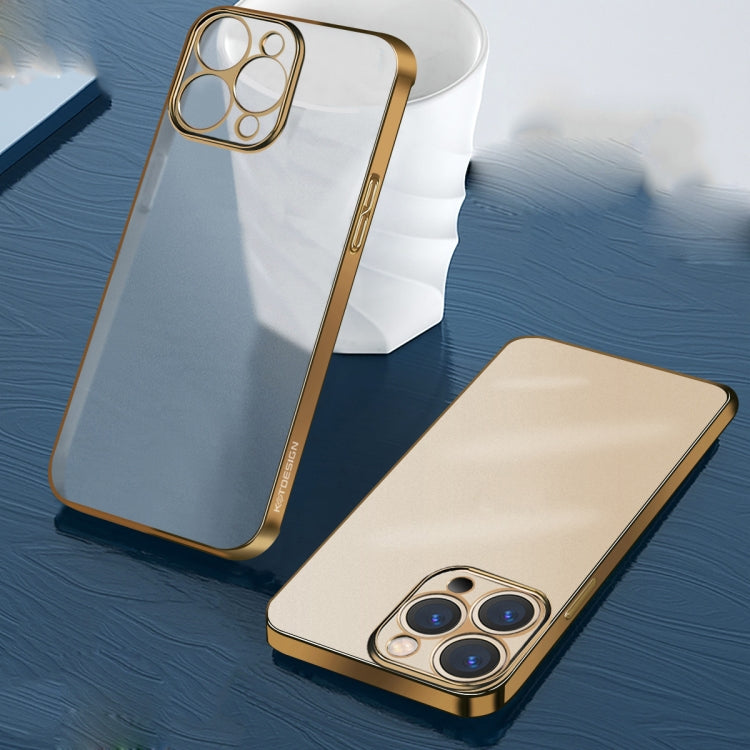 KSTDESIGN Wing Plating Series Semi-transparent Frosted Phone Case, For iPhone 12, For iPhone 12 Pro, For iPhone 12 Pro Max, For iPhone 13 Pro, For iPhone 13 Pro Max, For iPhone 13