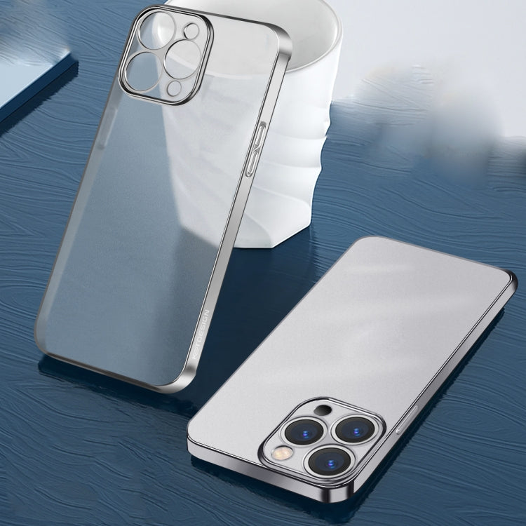 KSTDESIGN Wing Plating Series Semi-transparent Frosted Phone Case, For iPhone 12, For iPhone 12 Pro, For iPhone 12 Pro Max, For iPhone 13 Pro, For iPhone 13 Pro Max, For iPhone 13
