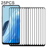 25 PCS Full Glue Cover Screen Protector Tempered Glass Film, For OPPO Reno7 Z 5G / Reno7 5G (25 PCS), For Xiaomi Redmi Note 11E (25 PCS)