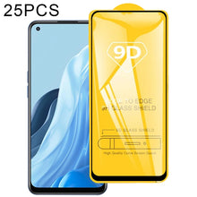 Load image into Gallery viewer, 25 PCS 9D Full Glue Screen Tempered Glass Film, For Xiaomi Redmi Note 11E (25 PCS), For OPPO Reno7 Z 5G / Reno7 5G (25 PCS)