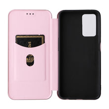 Load image into Gallery viewer, Carbon Fiber Texture Magnetic Horizontal Flip PU Phone Case, For OPPO Realme 9i / A36, For Blackview A55, For Ulefone Note 13P, For Samsung Galaxy A23 5G
