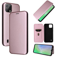 Load image into Gallery viewer, Carbon Fiber Texture Magnetic Horizontal Flip PU Phone Case, For OPPO Realme 9i / A36, For Blackview A55, For Ulefone Note 13P, For Samsung Galaxy A23 5G