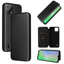 Load image into Gallery viewer, Carbon Fiber Texture Magnetic Horizontal Flip PU Phone Case, For OPPO Realme 9i / A36, For Blackview A55, For Ulefone Note 13P, For Samsung Galaxy A23 5G