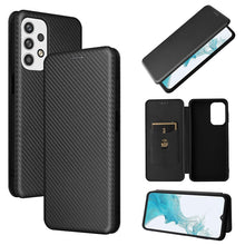 Load image into Gallery viewer, Carbon Fiber Texture Magnetic Horizontal Flip PU Phone Case, For OPPO Realme 9i / A36, For Blackview A55, For Ulefone Note 13P, For Samsung Galaxy A23 5G
