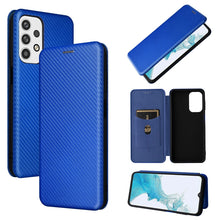 Load image into Gallery viewer, Carbon Fiber Texture Magnetic Horizontal Flip PU Phone Case, For OPPO Realme 9i / A36, For Blackview A55, For Ulefone Note 13P, For Samsung Galaxy A23 5G