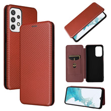 Load image into Gallery viewer, Carbon Fiber Texture Magnetic Horizontal Flip PU Phone Case, For OPPO Realme 9i / A36, For Blackview A55, For Ulefone Note 13P, For Samsung Galaxy A23 5G