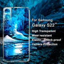 Load image into Gallery viewer, IMAK UX-5 Series Transparent TPU Phone Case, For Samsung Galaxy S22 5G, For Samsung Galaxy S22+ 5G, For Samsung Galaxy S22 Ultra 5G