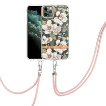 Load image into Gallery viewer, Flowers Series TPU Phone Case with Lanyard, For iPhone 11, For iPhone 11 Pro Max, For iPhone 12 Pro Max, For iPhone 12, For iPhone 13, For iPhone 13 mini, For iPhone 13 Pro, For iPhone 13 Pro Max